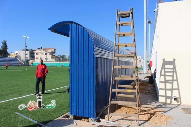  فيديو: سماء الملعب الشرقي يسطع بالأضواء ورمزي بدير  هذه لحظة تاريخية وننتظر الرئيس عادل بدير ليضيء سماء الملعب    